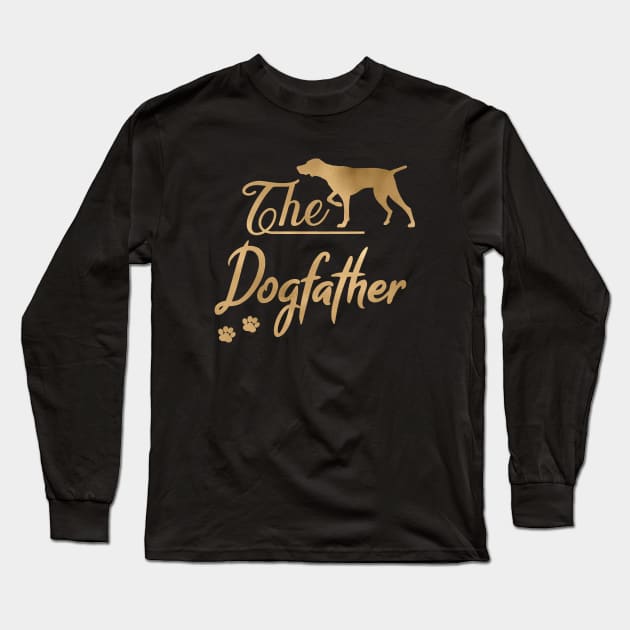 The English Pointer Dogfather Long Sleeve T-Shirt by JollyMarten